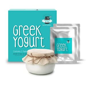 Zoh Probiotics Greek Yogurt Starter Culture - Creamy, Tangy, and Nutrient-Packed | Reusable Heirloom Starter for Lifetime Culturing | Beginner-Friendly | Lab Tested for Safety