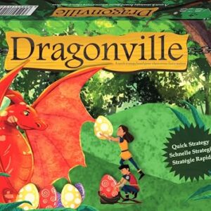 Zvata Dragonville Board Game | Ages 6+ Years | Kids and Families | Quick Strategy for 2 to 5 Players