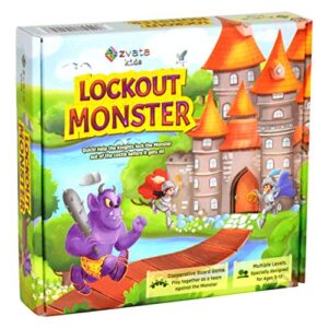 Zvata Lockout Monster - A Memory Board Game For Kids Over 4 Years (Multicolour)